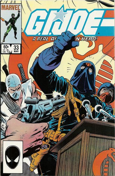 G.I. Joe, A Real American Hero #33 Comic