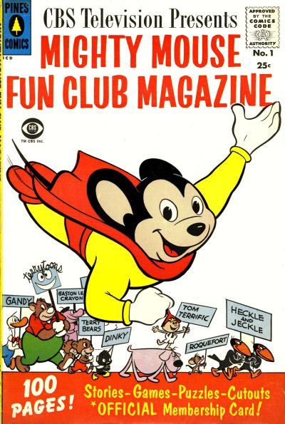 Mighty Mouse Fun Club Magazine #1 Comic