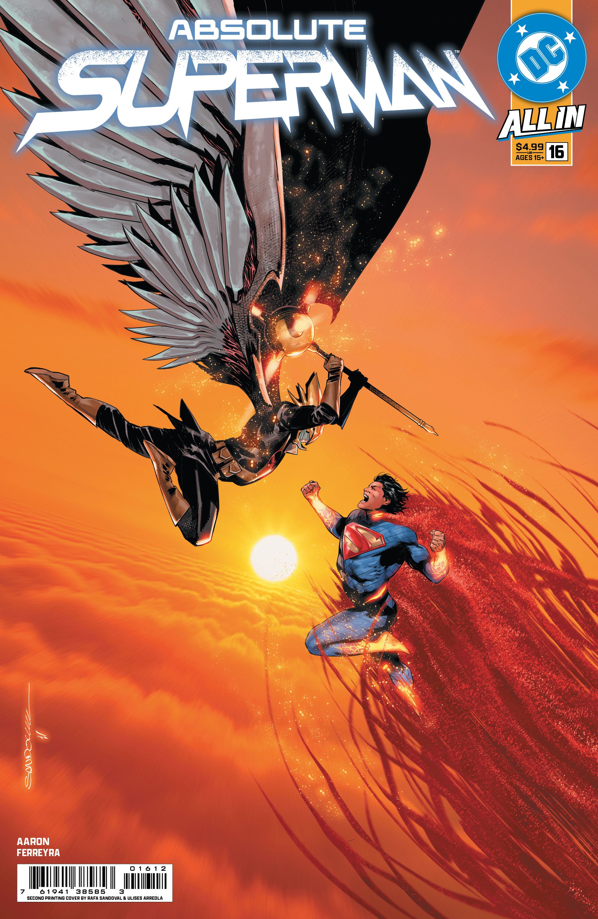 Absolute Superman #16 (Second Printing Cvr A Rafa Sandoval) Comic