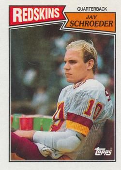 Jay Schroeder 1987 Topps #64 Sports Card