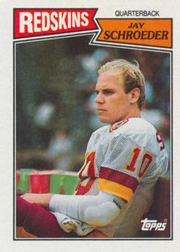 Jay Schroeder 1987 Topps #64