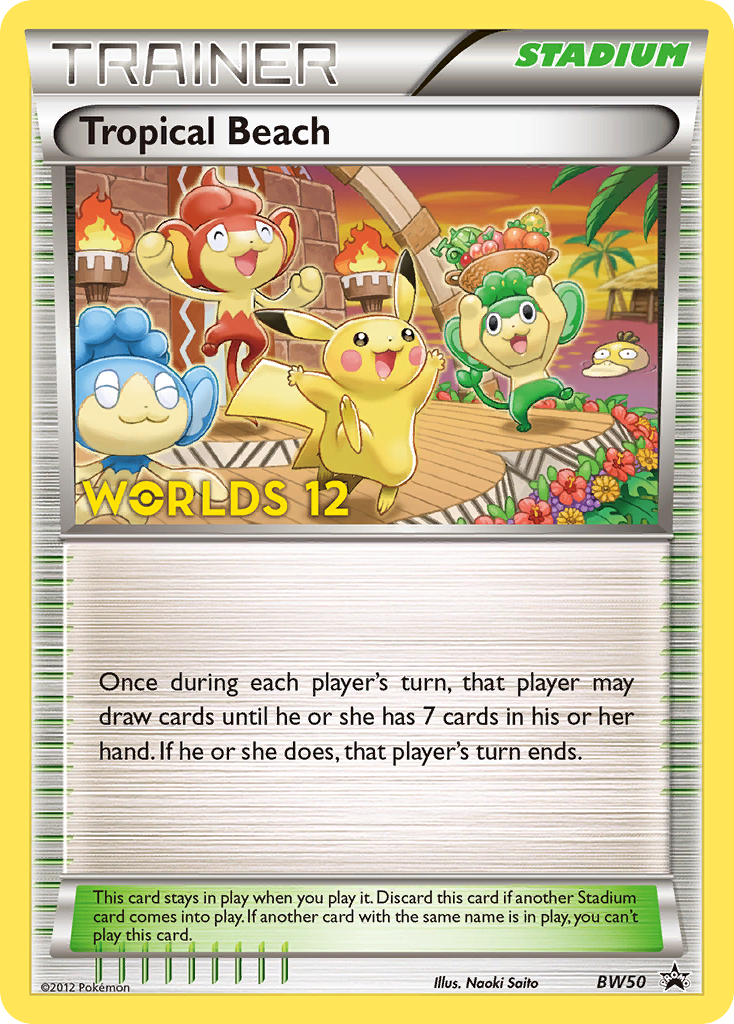 Tropical Beach (Trainer: Stadium) (BW50) - BW Black Star Promos Pokémon Card