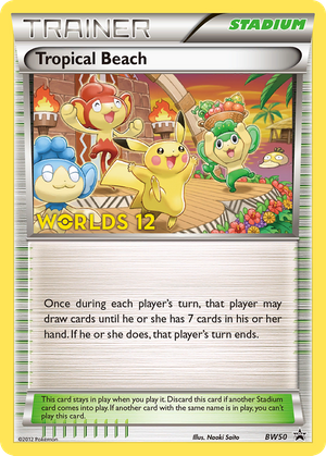 Tropical Beach (Trainer: Stadium) (BW50) - BW Black Star Promos