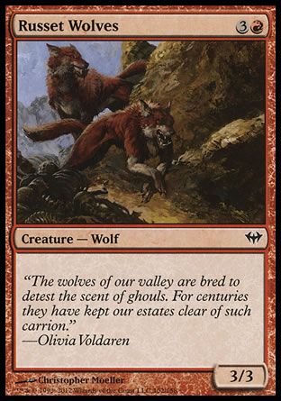 Russet Wolves (Dark Ascension) Trading Card