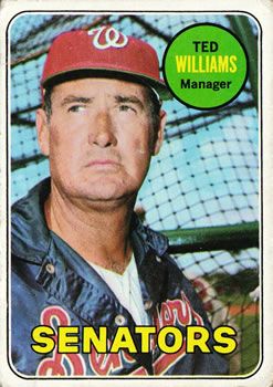 Ted Williams 1969 Topps #650 Sports Card