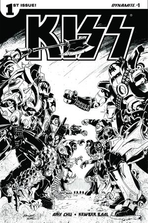 KISS #1 (Cover J 10 Copy Baal B&w Cover)