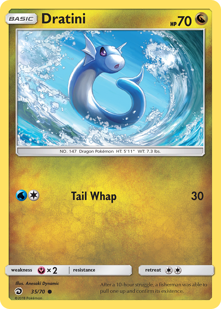 Dratini (35/70) - Dragon Majesty Pokémon Card