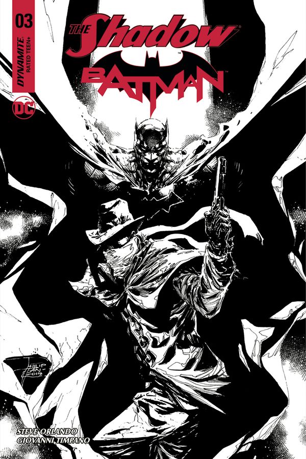 Shadow/Batman #3 (Cover F 10 Copy Tan Cover)