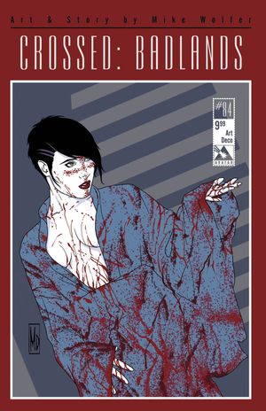 Crossed Badlands #84 (Art Deco Cover)
