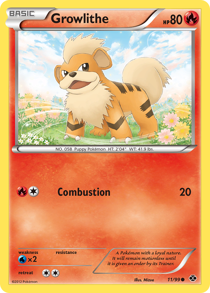 Growlithe (11/99) - Next Destinies Pokémon Card