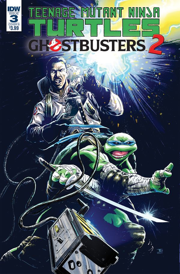 Teenage Mutant Ninja Turtles/Ghostbusters II #3 (Cover B Galusha)