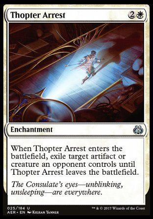 Thopter Arrest (Aether Revolt) Trading Card