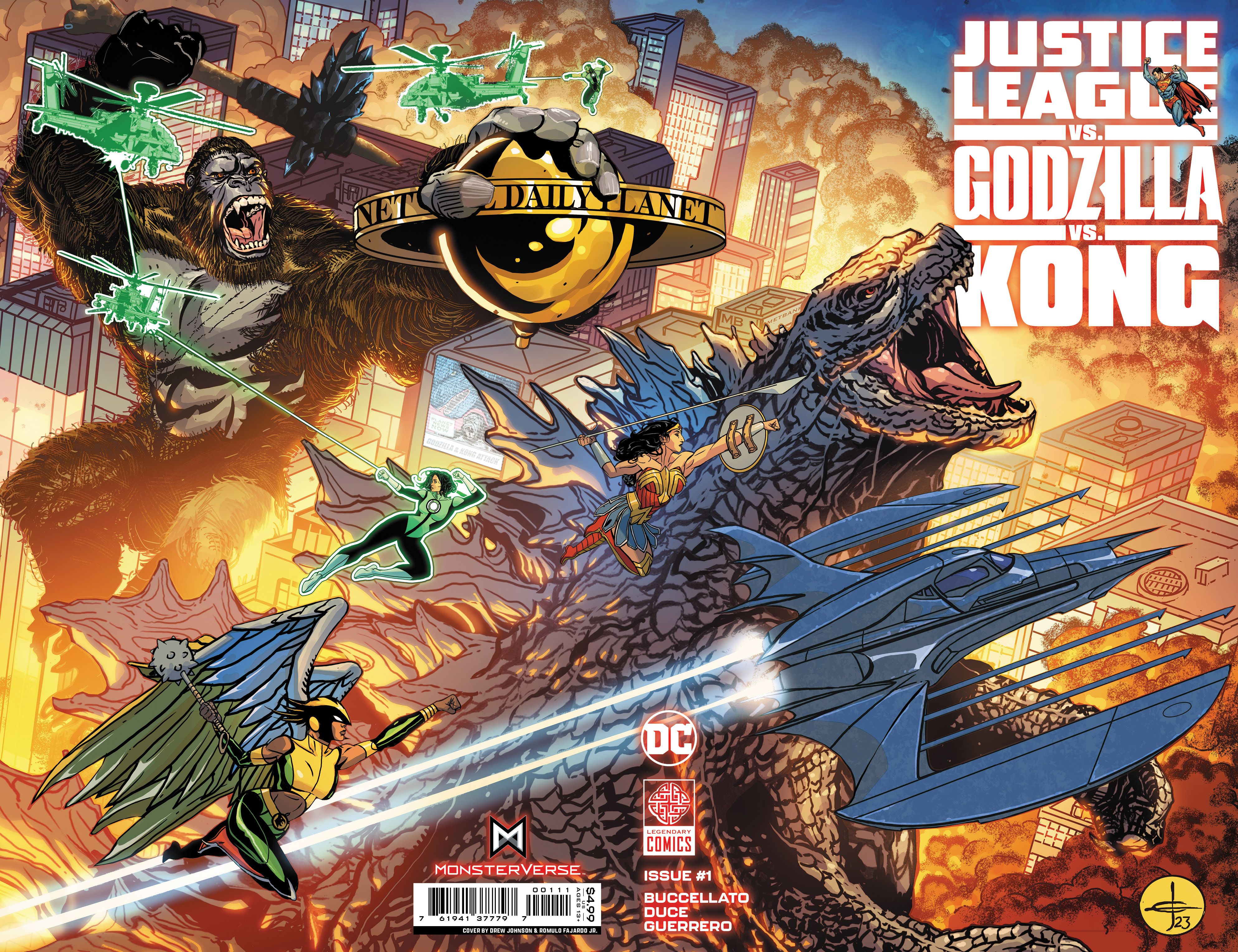 Justice League vs. Godzilla vs. Kong #1 Comic