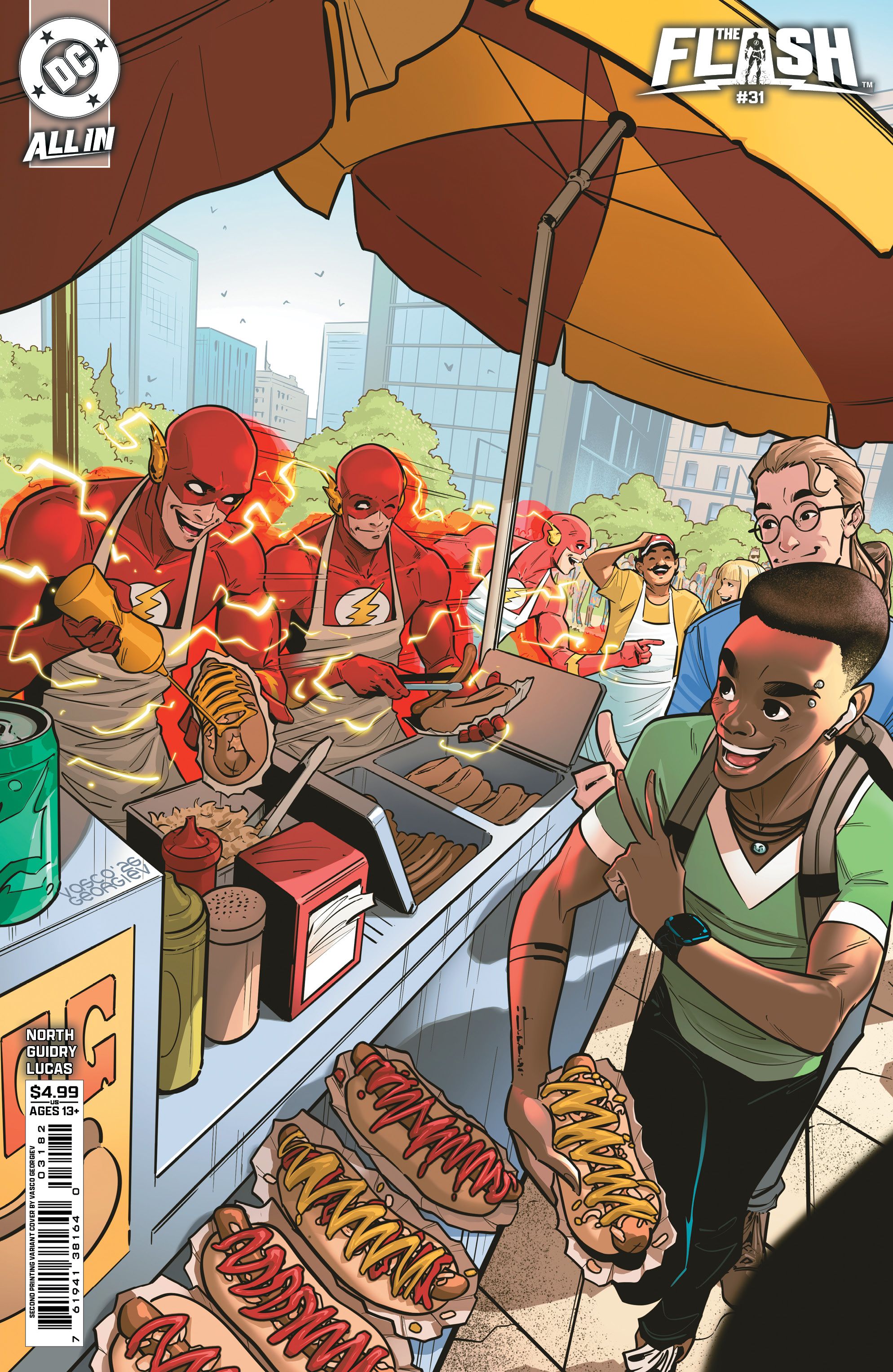 Flash #31 (Second Printing Cvr B Vasco Georgiev Card Stock Variant) Comic