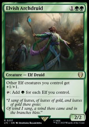 Elvish Archdruid (The Lord of the Rings Commander Decks)