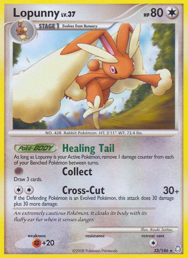 Lopunny (33/146) - Legends Awakened Pokémon Card