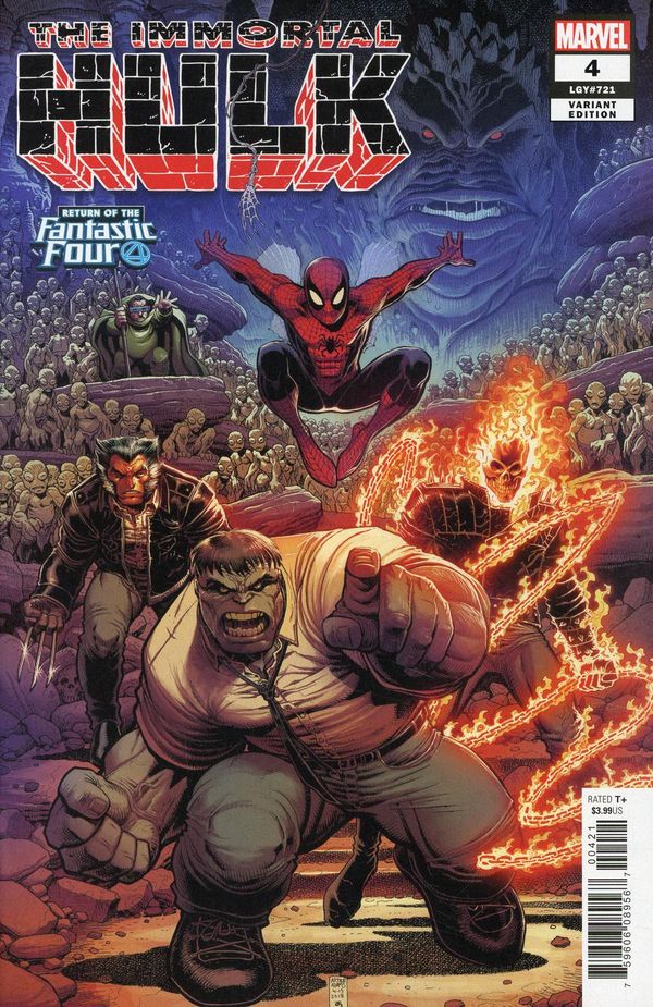 Immortal Hulk #4 (Adams Return Of Fantastic Four V)