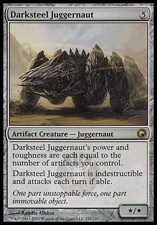 Darksteel Juggernaut (Scars of Mirrodin) Trading Card