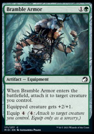 Bramble Armor (Innistrad: Midnight Hunt) Trading Card