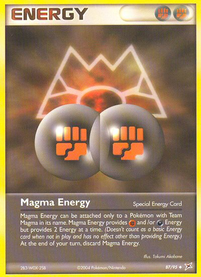 Magma Energy (87/95) - Team Magma vs Team Aqua Pokémon Card