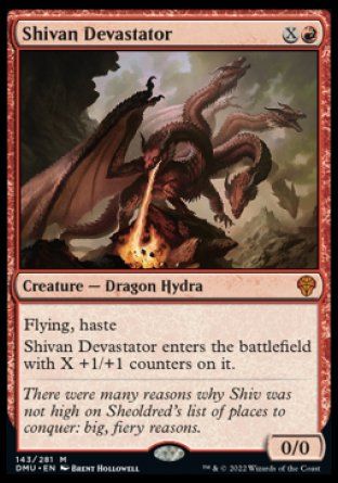 Shivan Devastator (Dominaria United) Trading Card