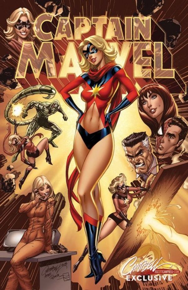 Captain Marvel #1 (JScottCampbell.com Edition C)