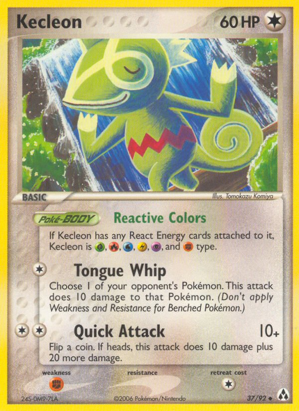 Kecleon (37/92) - Legend Maker Pokémon Card