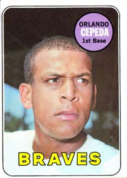 Orlando Cepeda 1969 Topps #385 Sports Card