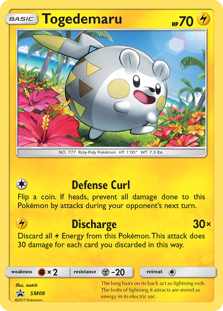 Togedemaru (SM09) - SM Black Star Promos Pokémon Card