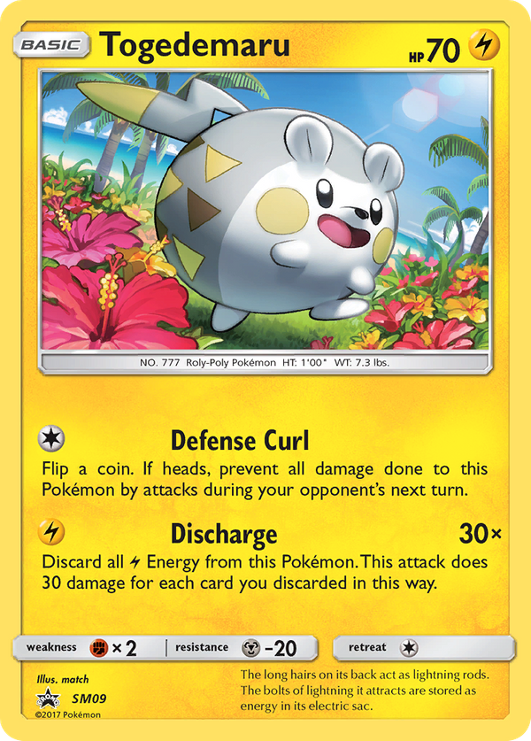 Togedemaru (SM09) - SM Black Star Promos