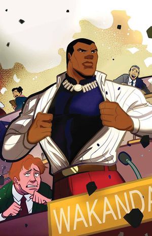 Civil War II: X-Men #4 (Williams Black Panther 50th Anni)