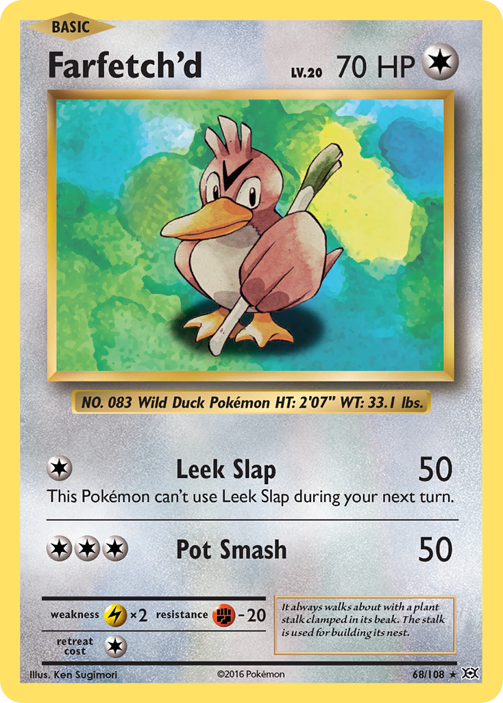 Farfetch'd (68/108) - Evolutions Pokémon Card