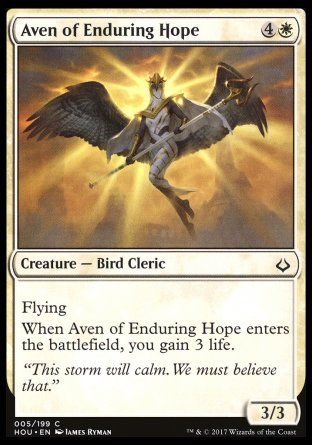 Aven of Enduring Hope (Hour of Devastation) Trading Card