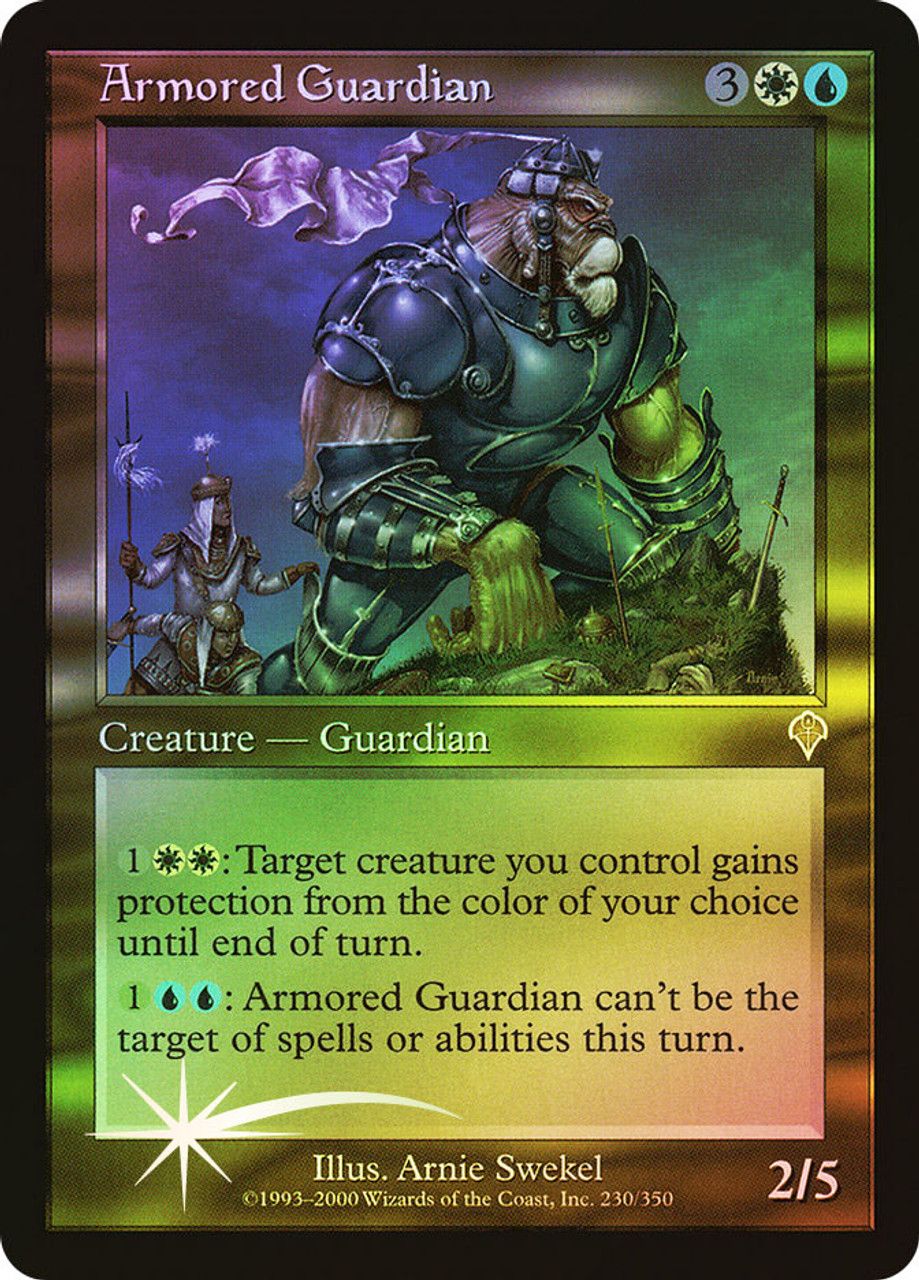 Armored Guardian (Invasion - Foil) Trading Card