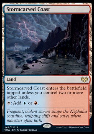 Stormcarved Coast (Innistrad: Crimson Vow) Trading Card