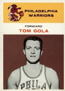 Tom Gola 1961 Fleer #14 Sports Card