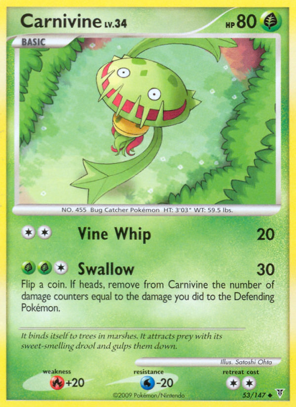 Carnivine (53/147) - Supreme Victors Pokémon Card