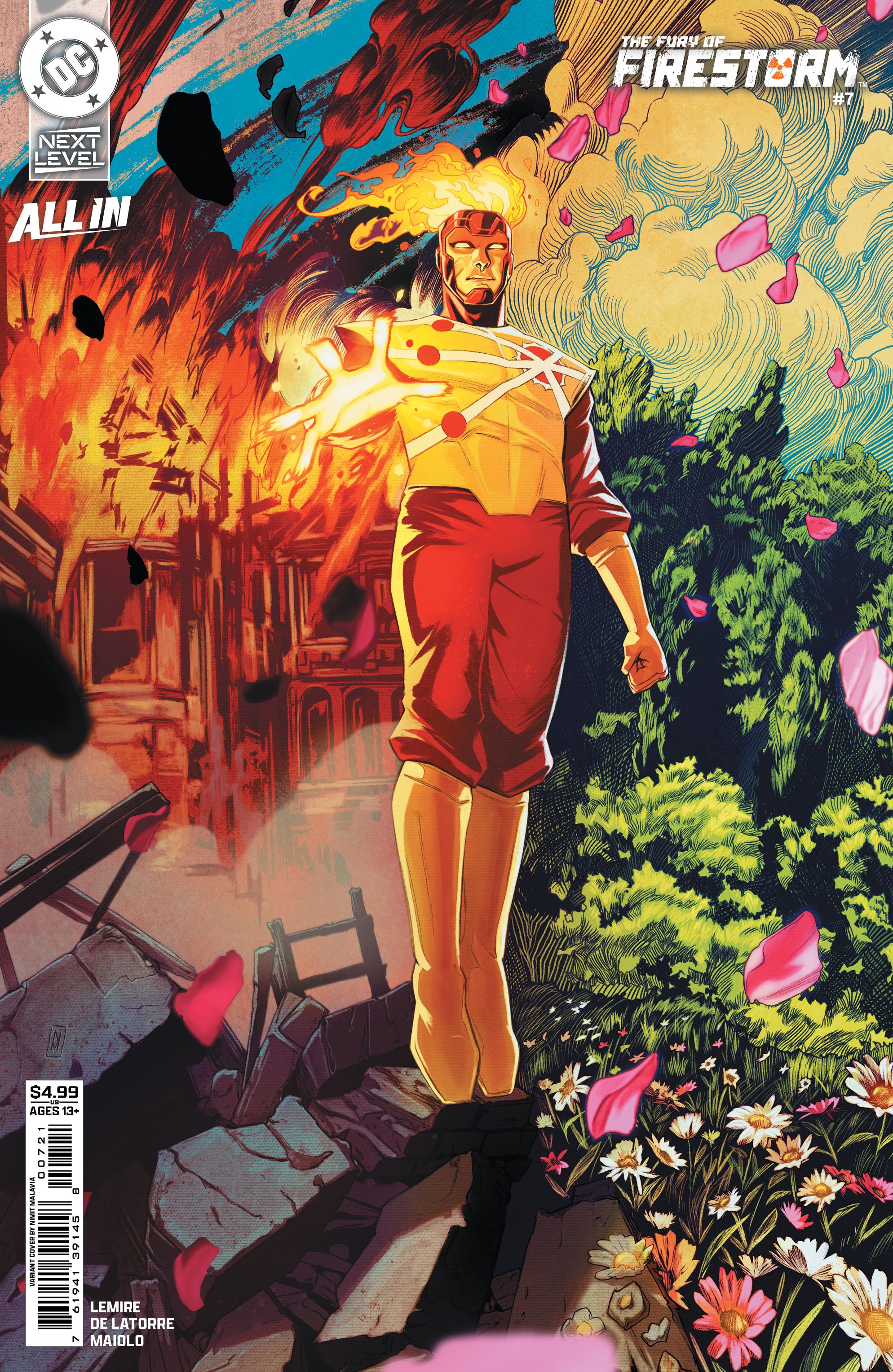 Fury of Firestorm #7 (Cvr B Nimit Malavia Card Stock Variant) Comic
