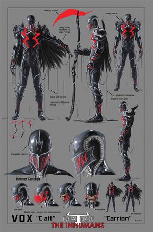 Death of the Inhumans #1 (Andrews Design Variant)