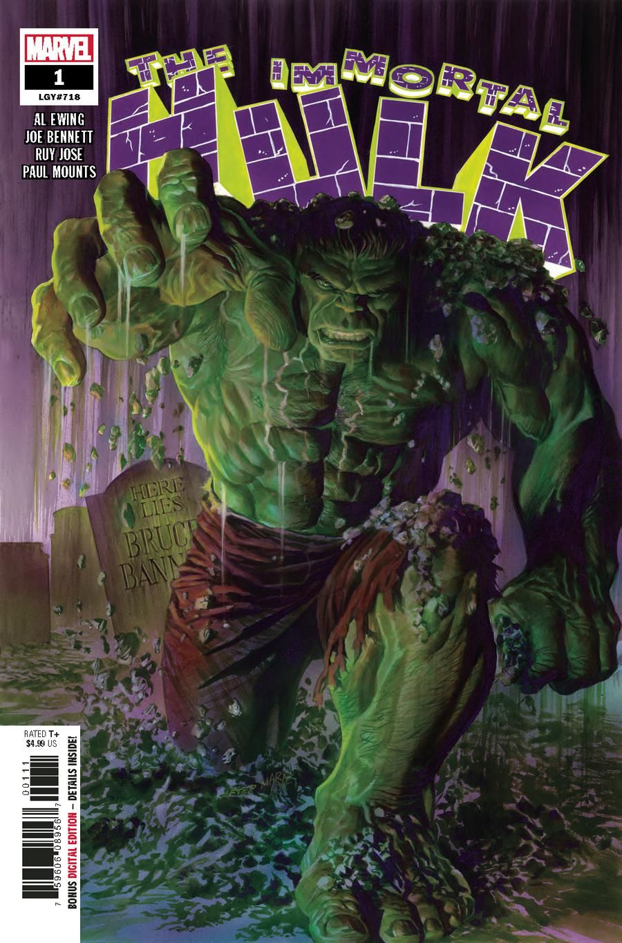 Immortal Hulk #1 Comic