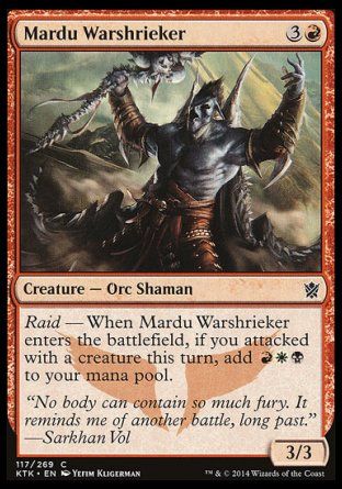 Mardu Warshrieker (Khans of Tarkir) Trading Card