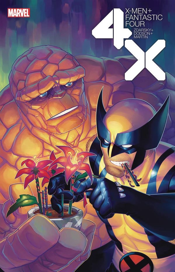 X-Men/Fantastic Four #3 (Hetrick Flower Variant)