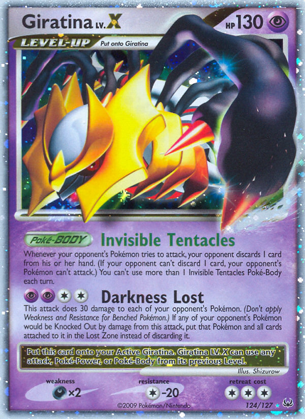 Giratina LV.X (124/127) - Platinum Pokémon Card