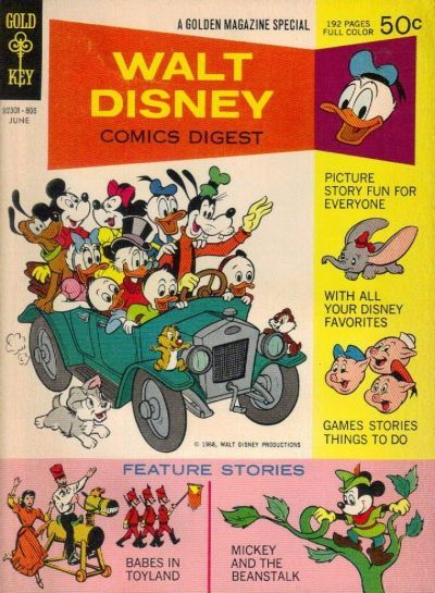 Walt Disney Comics Digest #1 Comic