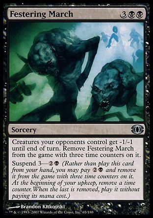 Festering March (Future Sight) Trading Card