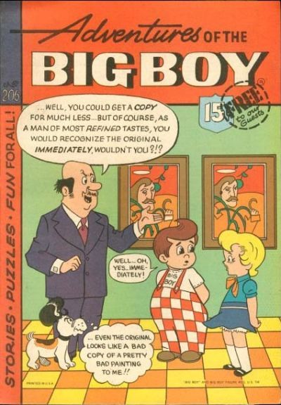 Adventures of Big Boy #206 Comic