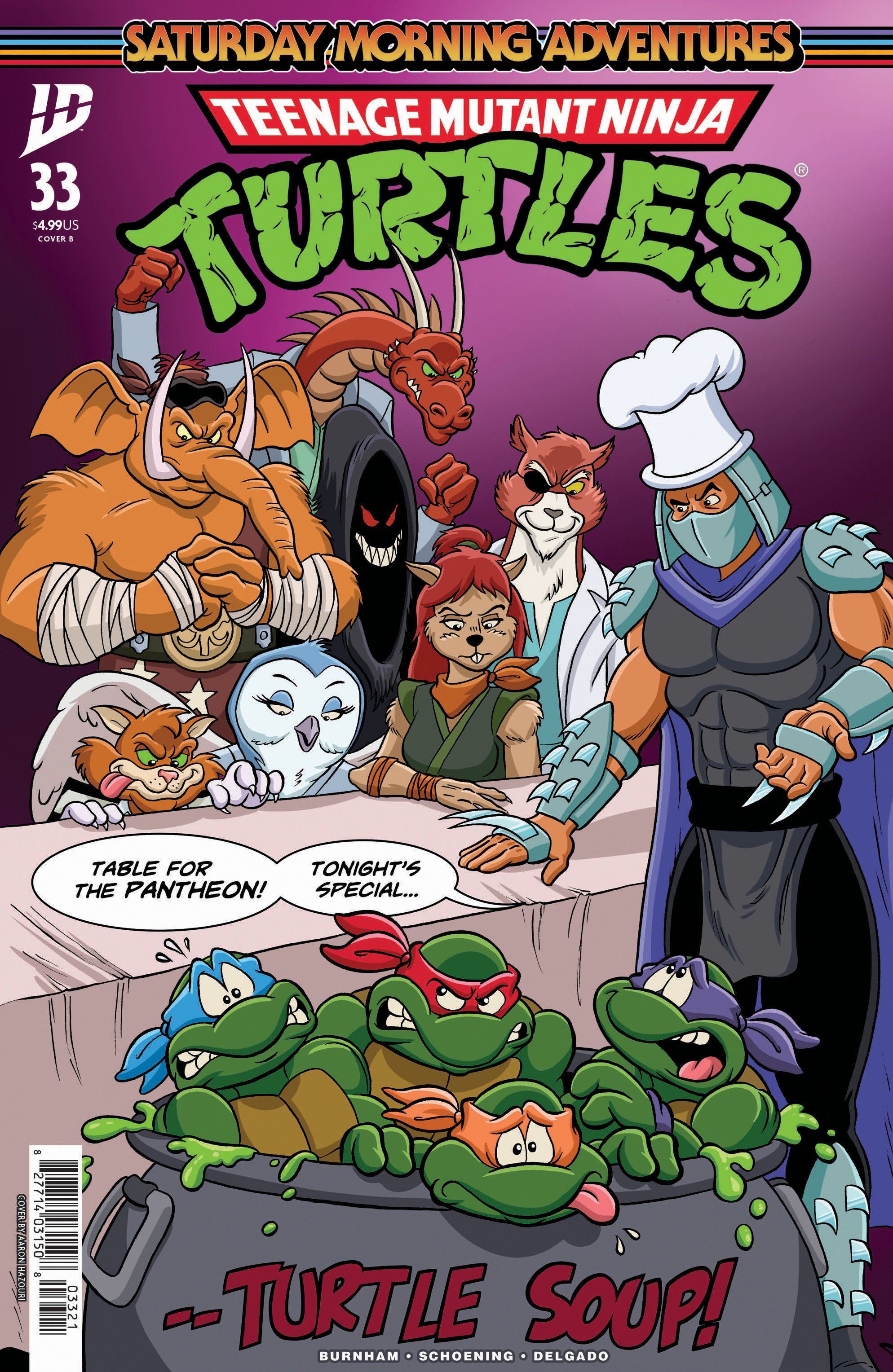 Teenage Mutant Ninja Turtles: Saturday Morning Adventures #33 (Variant B Hazouri) Comic
