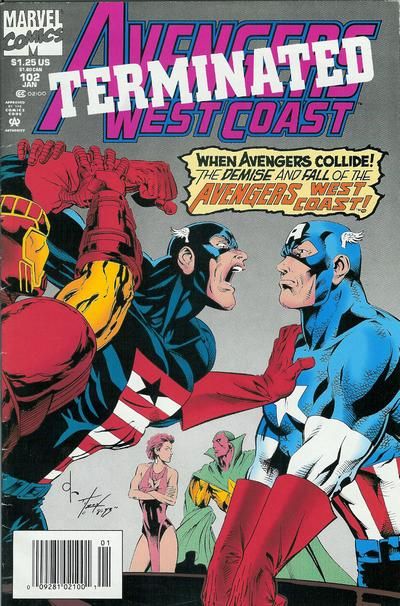 Avengers West Coast #102 Comic