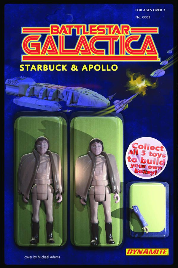 Battlestar Galactica Vol 3 #3 (Cover B Adams Action Figure)