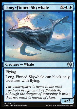 Long-Finned Skywhale (Kaladesh) Trading Card